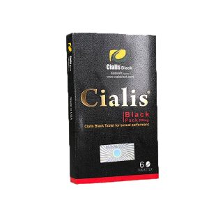 قرص سیالیس مشکی 6 عددی Cialis black