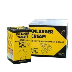 پکیج قرص و کرم حجم دهنده سینه Hot Vita