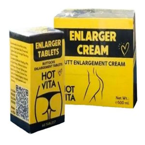 پکیج قرص و کرم حجم دهنده باسن Hot Vita